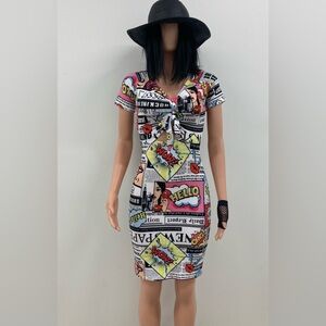 Pop Art Printed Dress